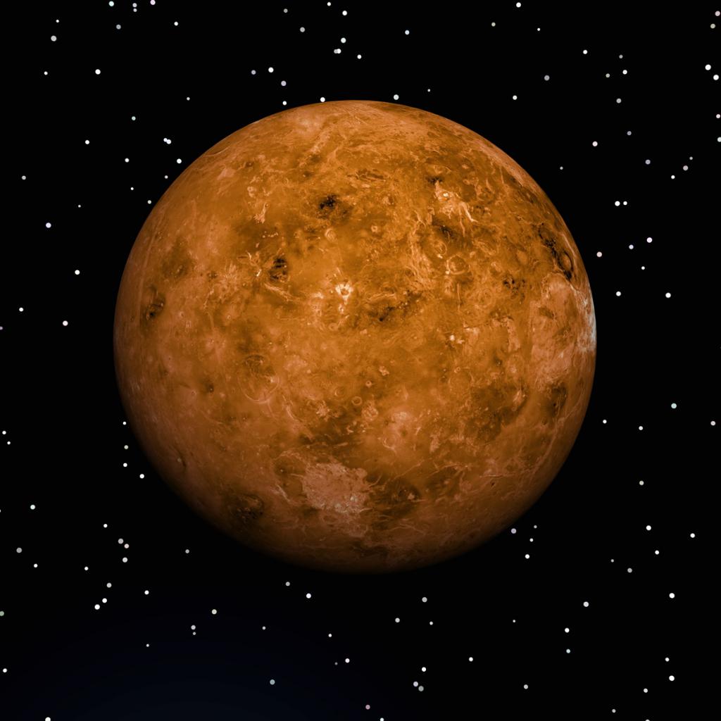 Венера в космическом пространстве.