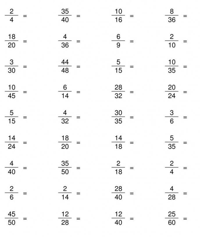 An example of a mathematical reduction problem.