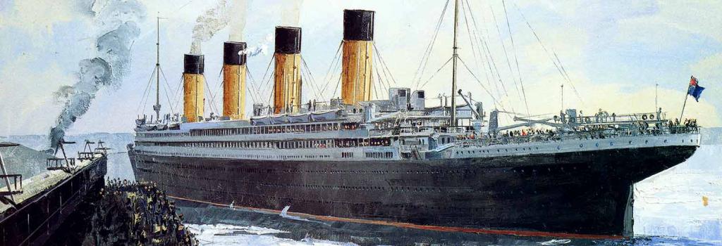Титаник на картине