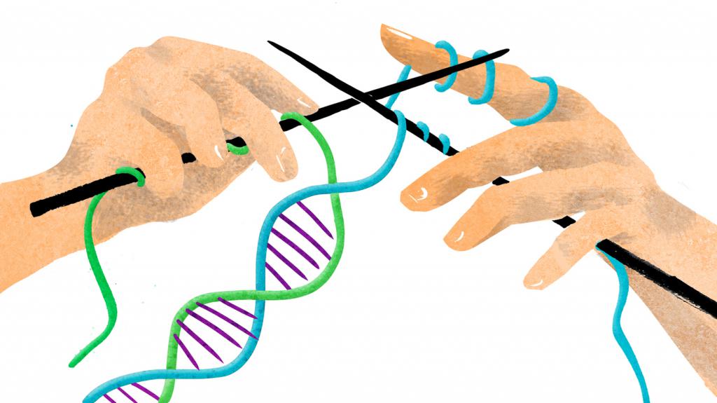 Конструирование спирали ДНК.