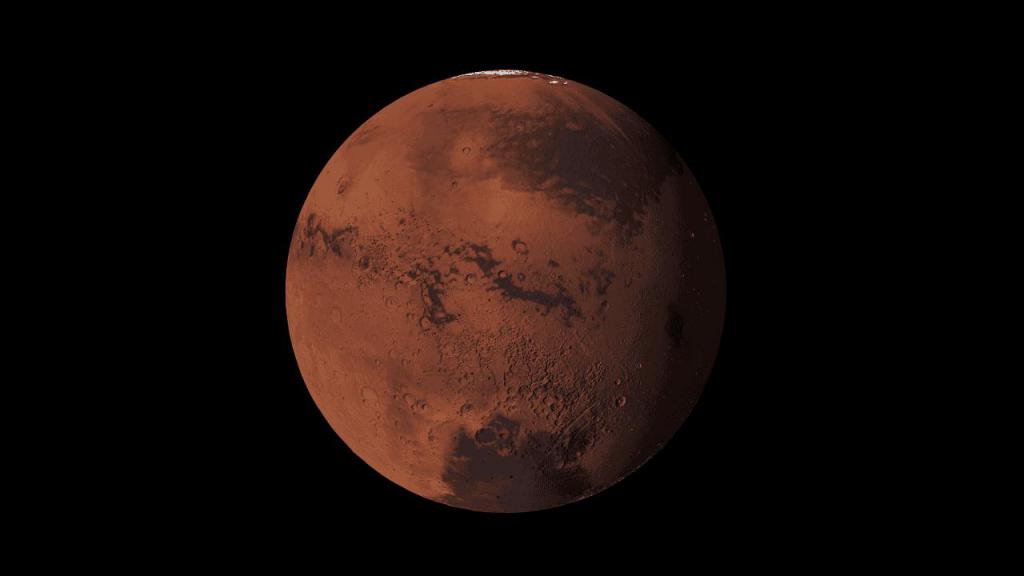 Марс в космосе