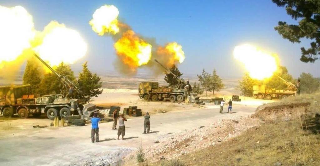 Сирийские артиллеристы