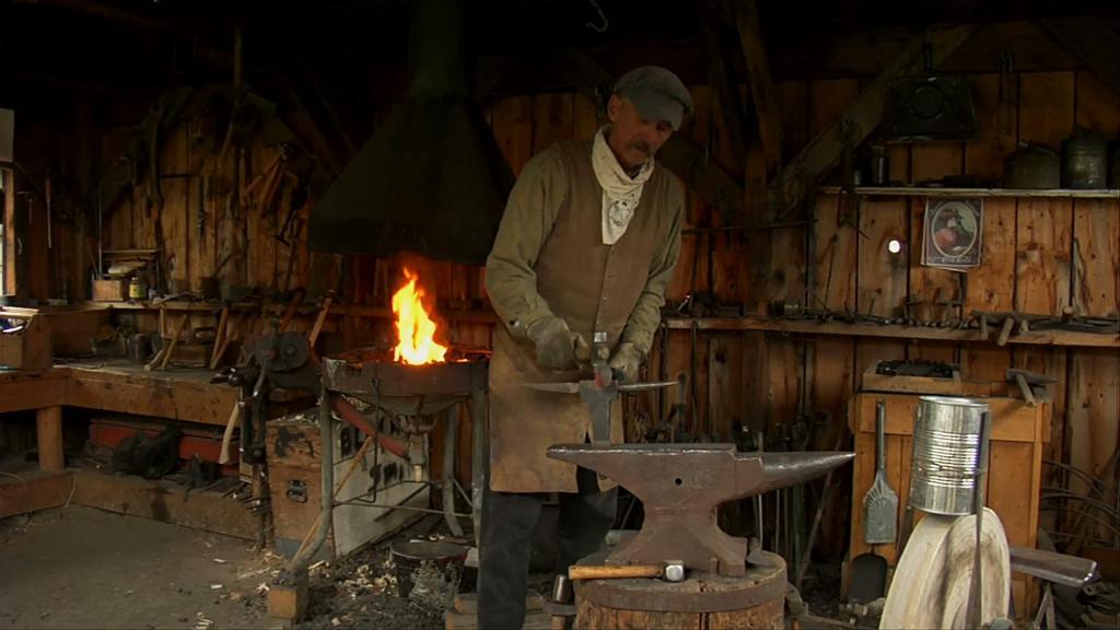 Blacksmith at work