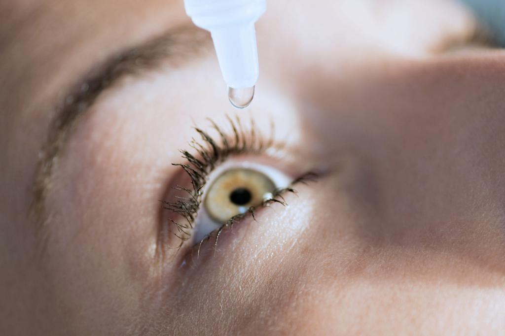 Применение глазных капель в лечении катаракты