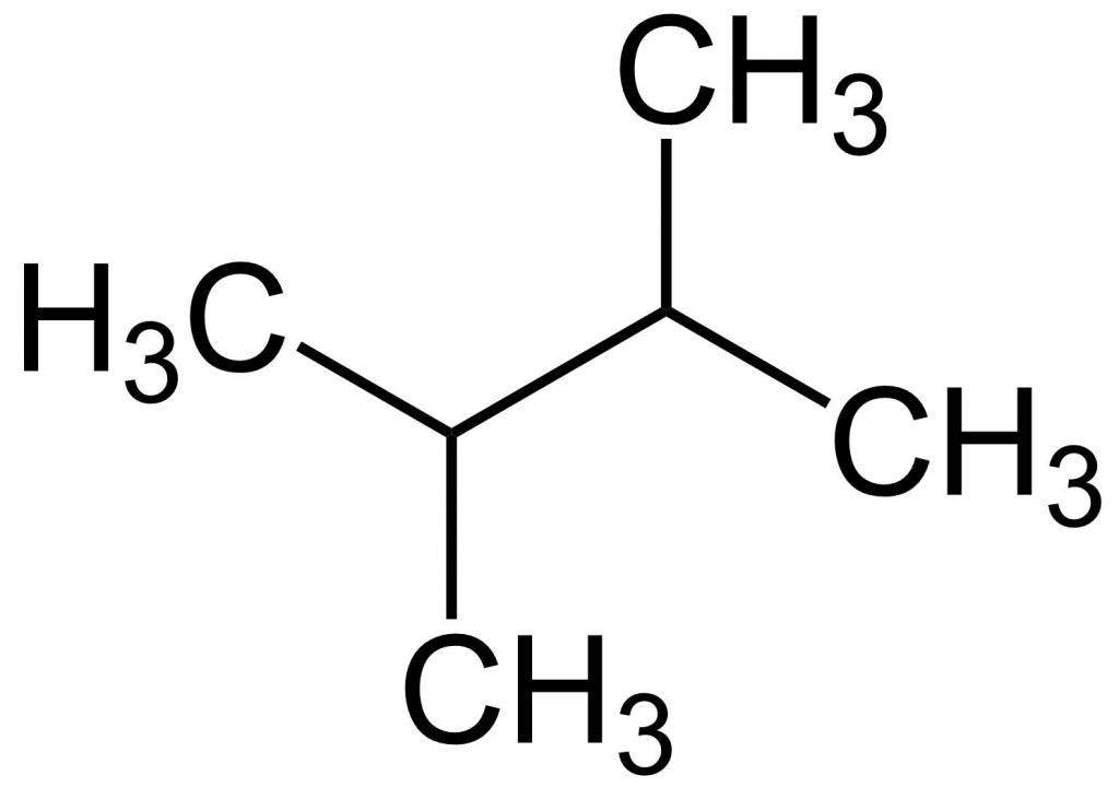 Модель 2,3-диметилбутана