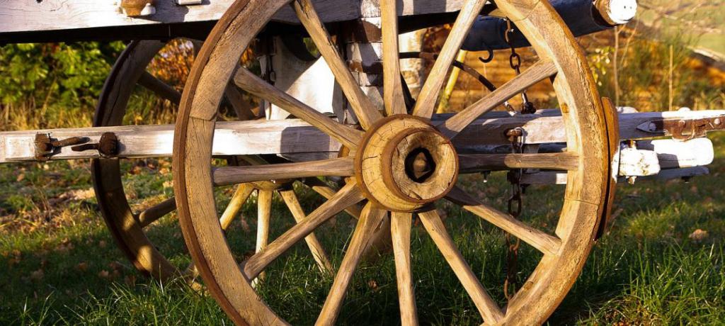 Старое колесо