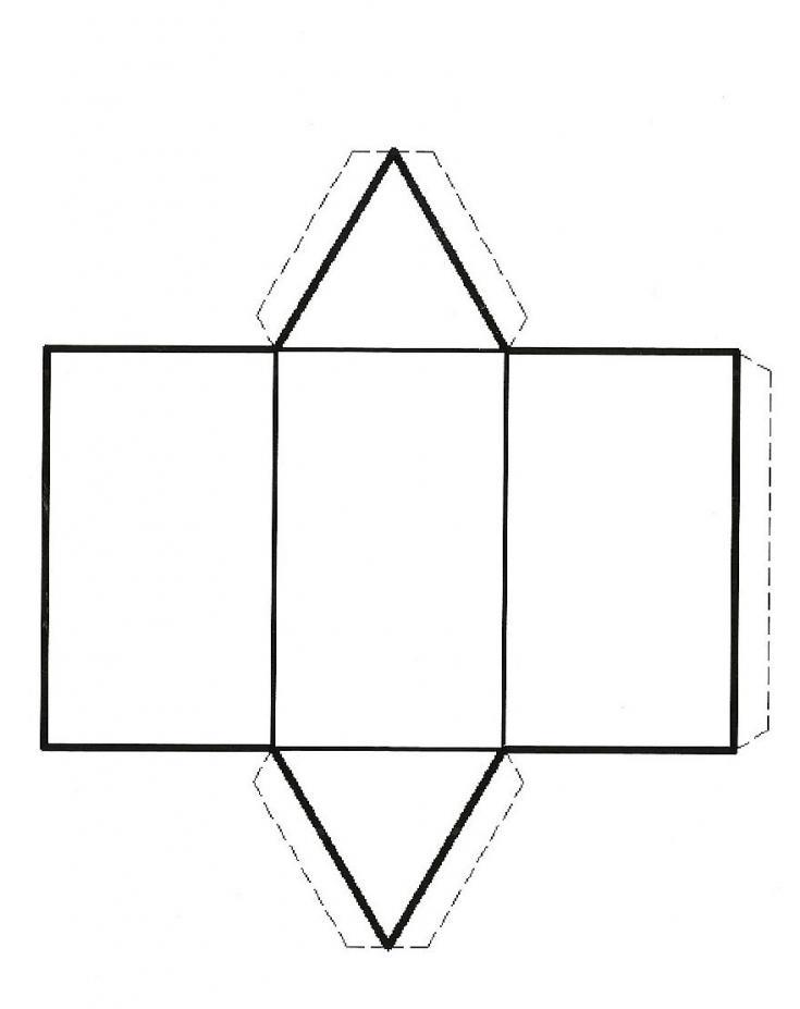 Развертка треугольной призмы