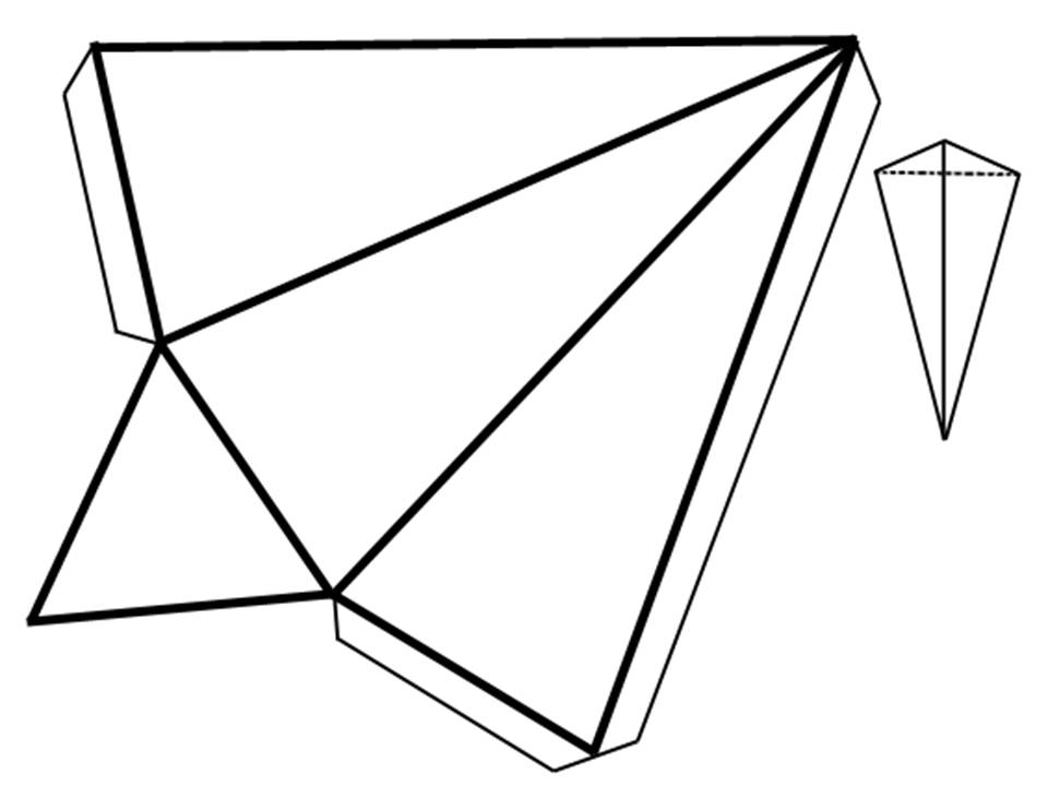 Unfolding a triangular pyramid