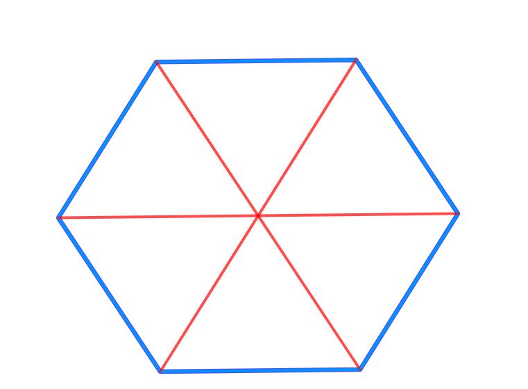 Шестиугольник объемный рисунок