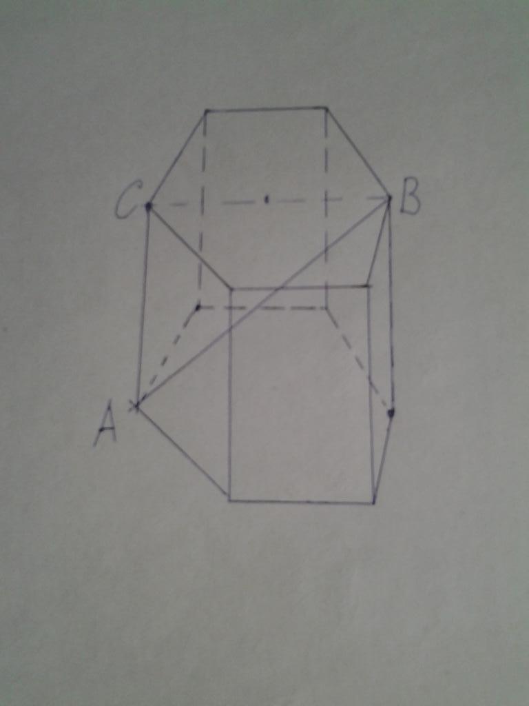 Шестиугольник призма рисунок