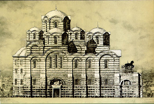 Десятинная церковь в Киеве (сейчас не существует)