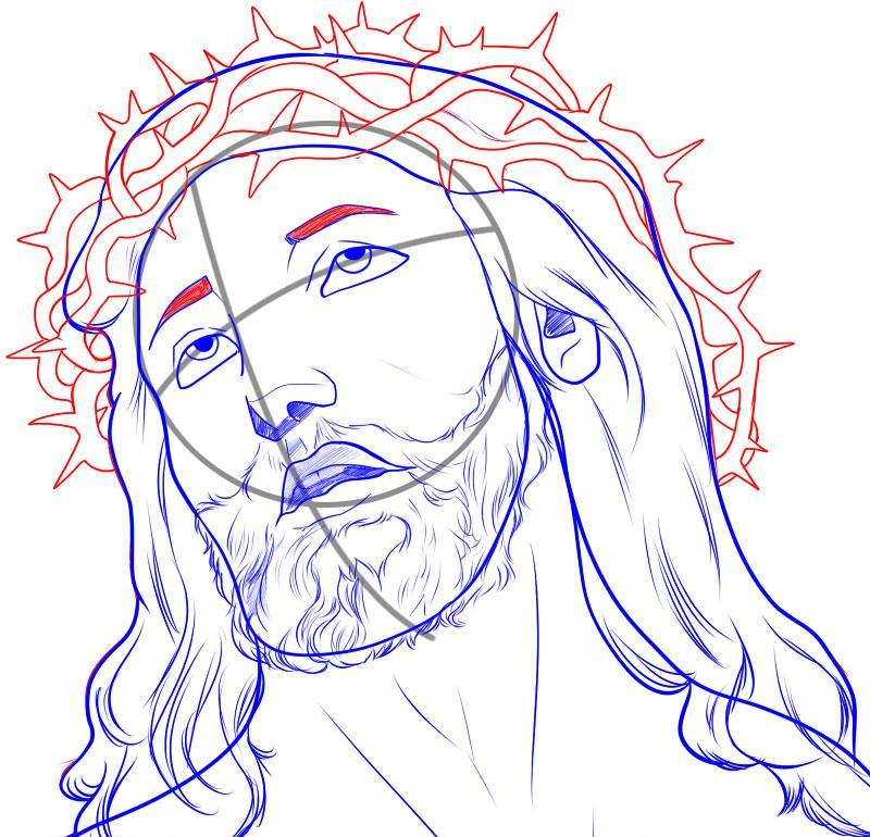 Нарисованный Иисус