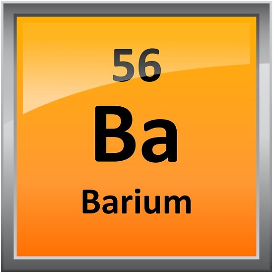 Barium in the periodic table