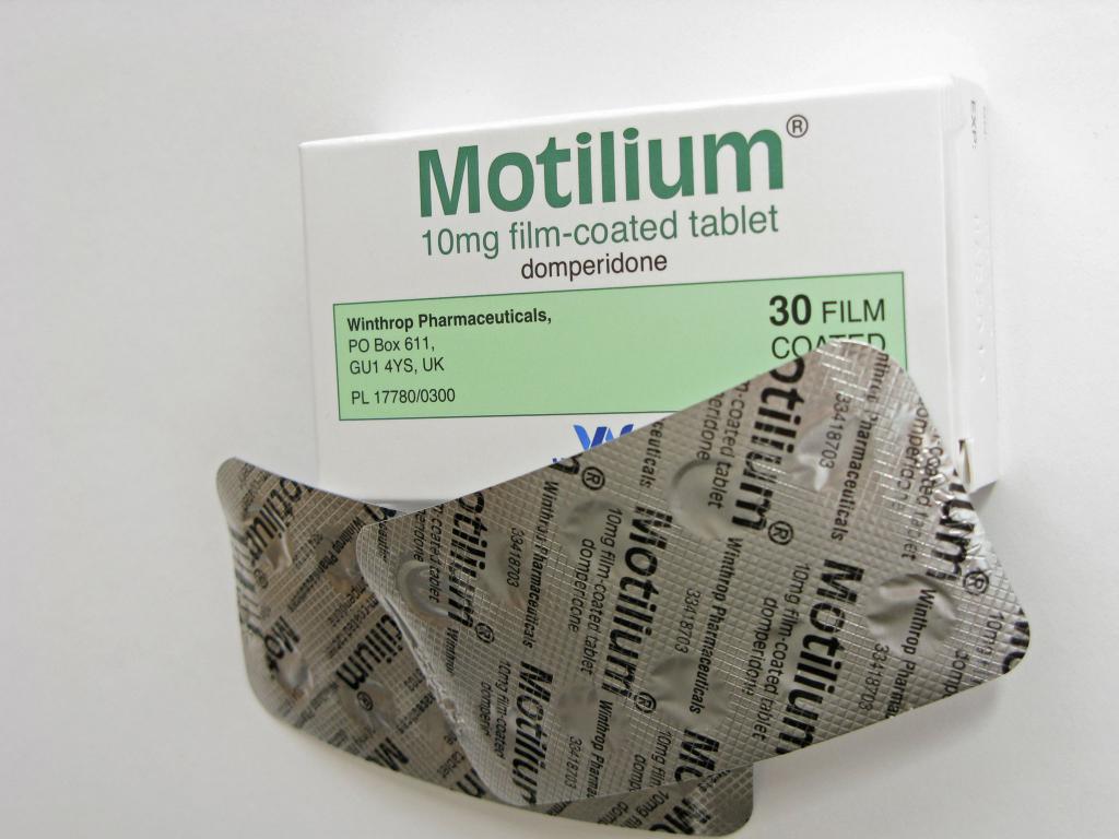 "Мотилиум" таблетки от тошноты