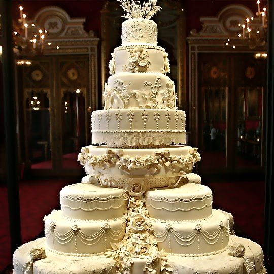 Какие торты делают на свадьбу принца