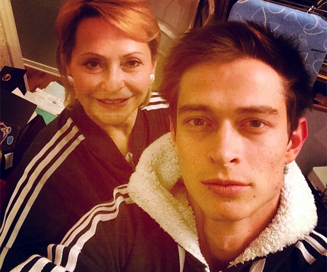 Павел Кравцов с мамой