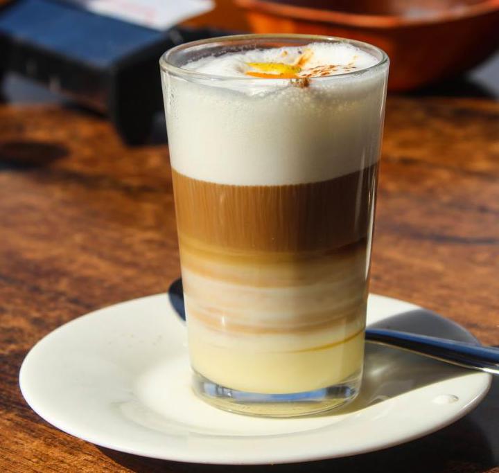 Coffee in a glass