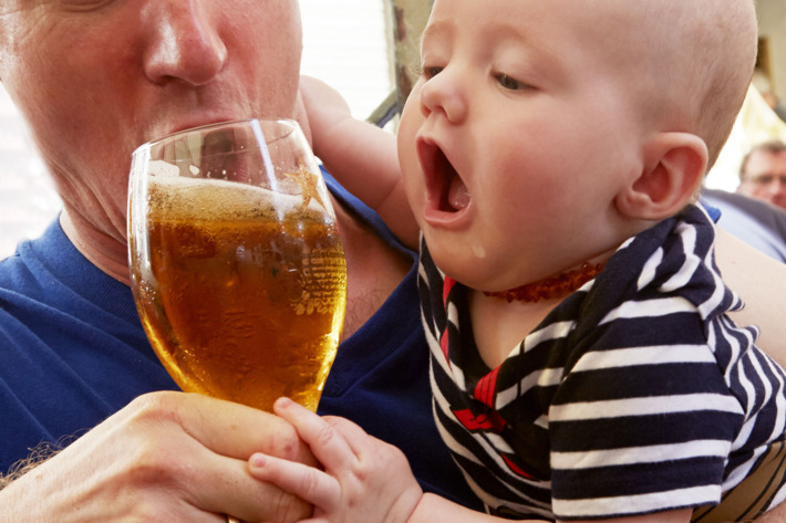 Пиво и ребенок