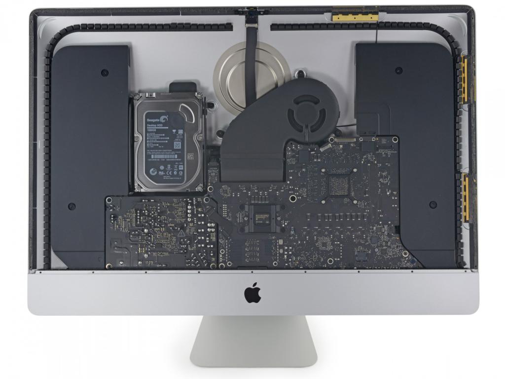 Внутренние компоненты iMac