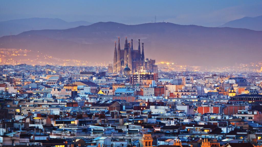 Панорамный вид Барселоны
