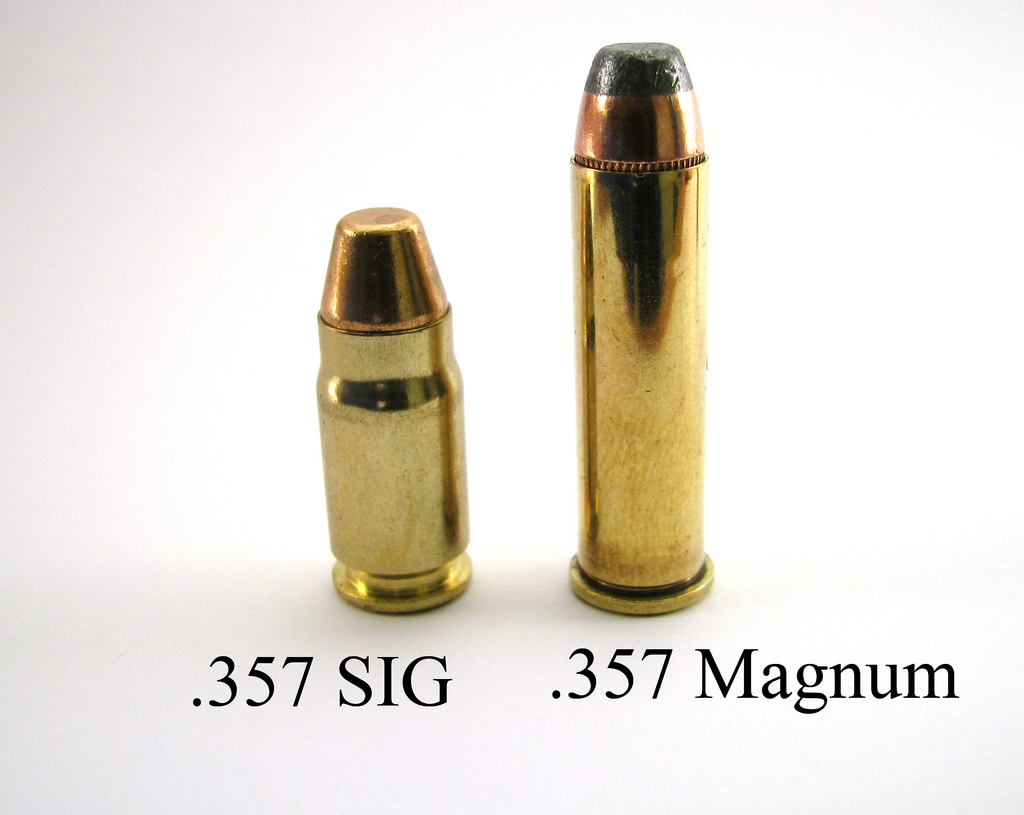 Сравнение патронов .357 SIG и .357 Magnum