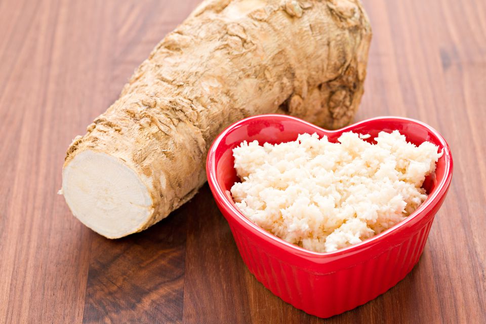 Grated horseradish