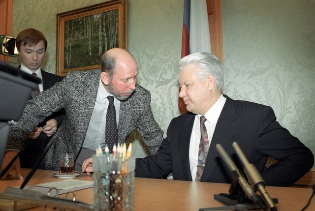 Костиков и Ельцин