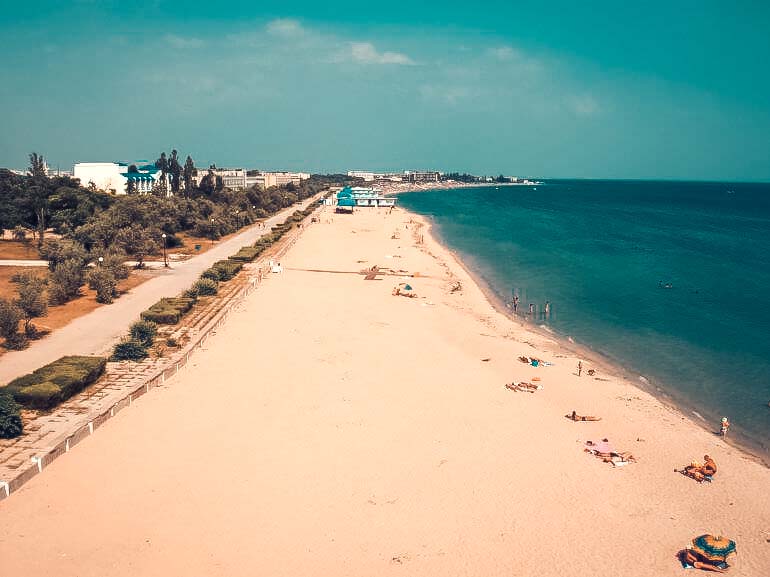 Крым, Евпатория, пляж