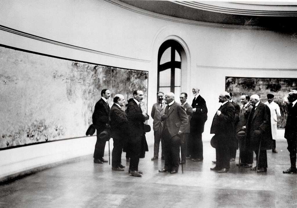 Photo from the opening of the Orangerie Museum in 1927