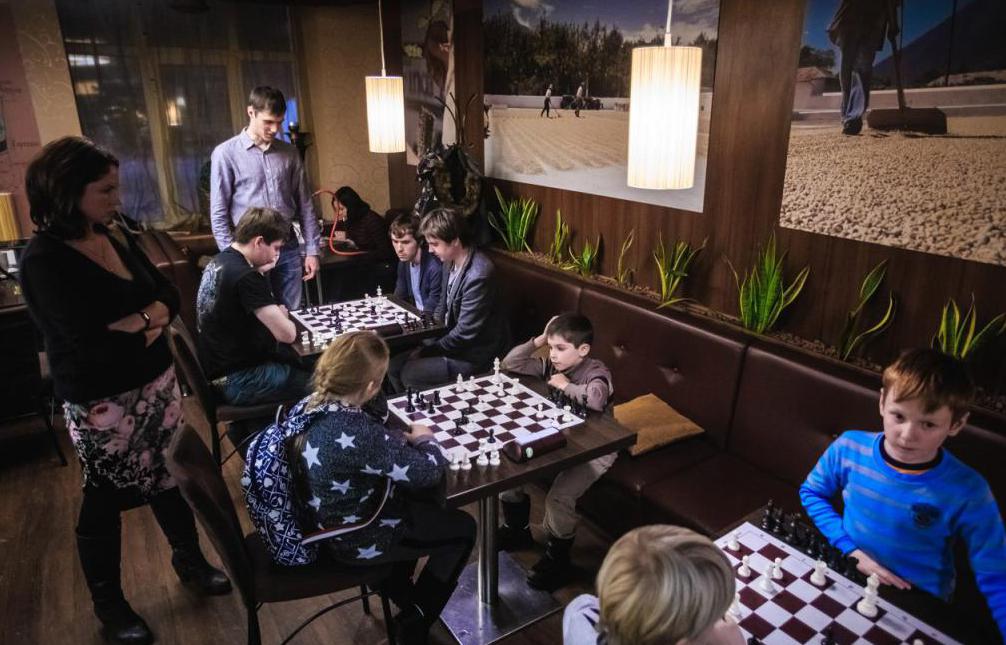 Детский шахматный турнир в Coffeeshop