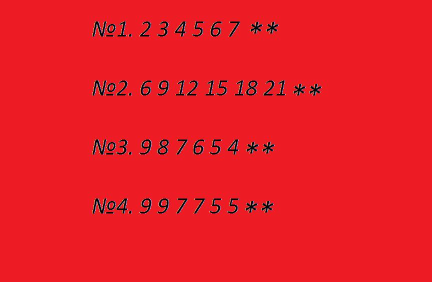 Number series