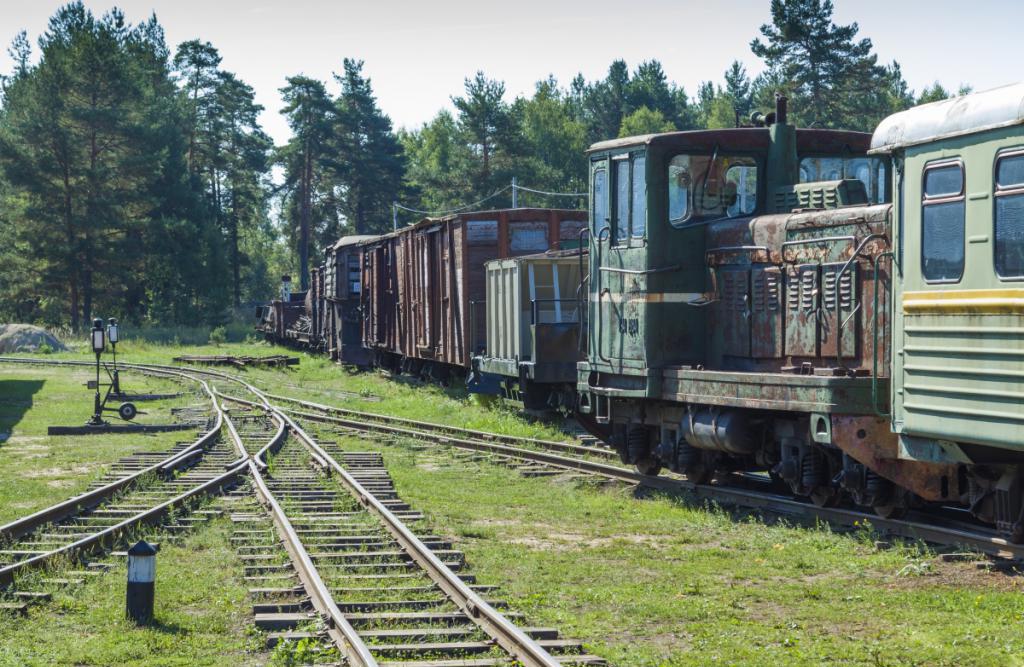 Museum of steam locomotives in Talitsa