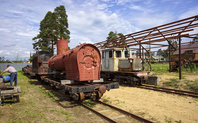 Talitsky museum of steam locomotives