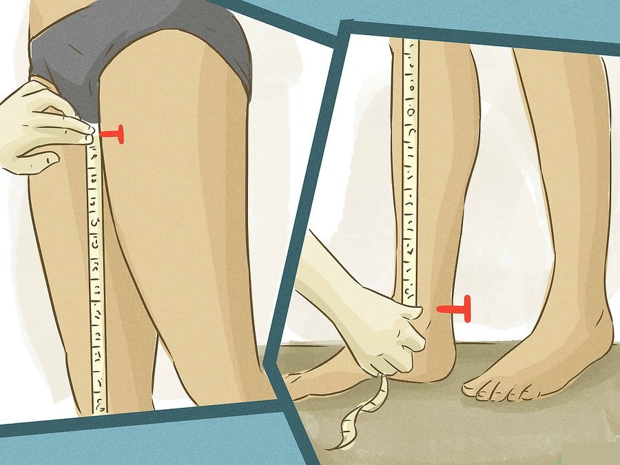 Фото как измерить длину ног у женщин фото