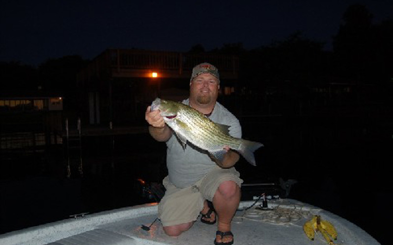 Night fishing in Bali.