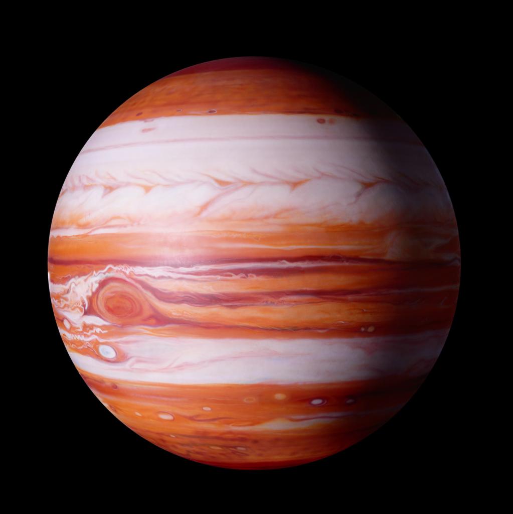 Юпитер красный