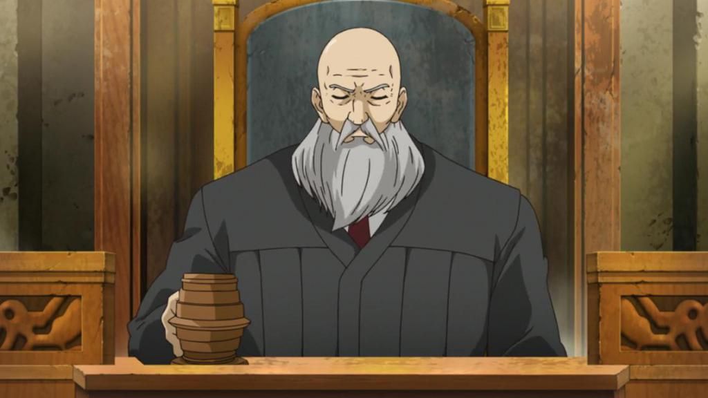 Судья в кресле