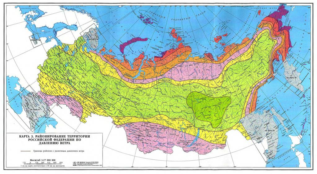 ветровые районы России