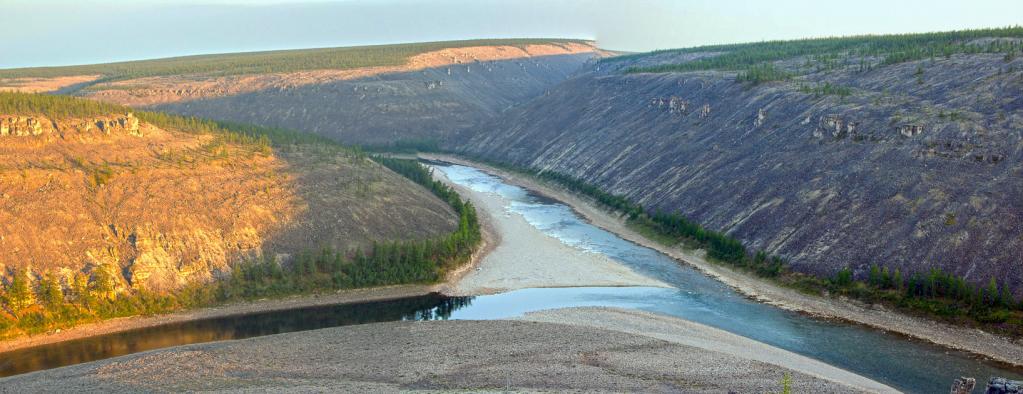 панорама Анабарского плато