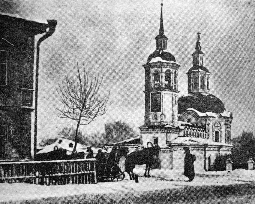 Церковь Иоанна Предтече в XIX веке