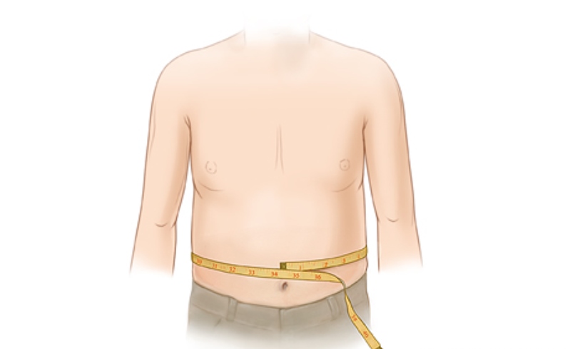 Объем талии у мужчин: норма, таблица, порядок измерения, соотношение с весом тела