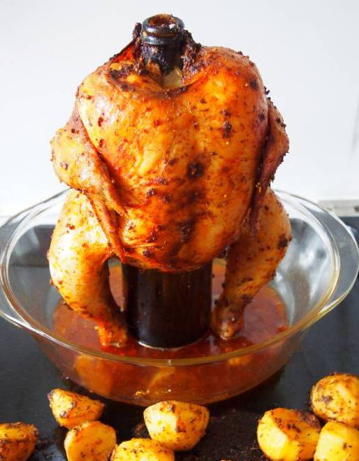 Курица запеченная в банке в духовке рецепт с фото