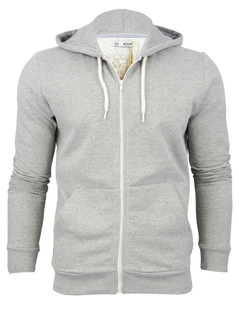 Light gray zip-up sweatshirt