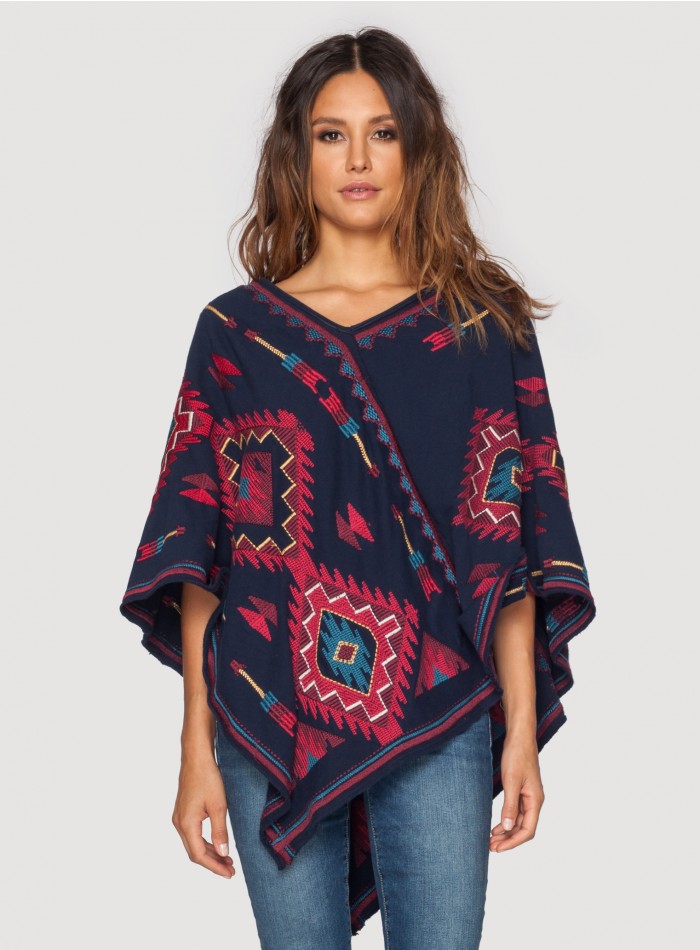 The usual look of the poncho