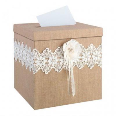 Как сделать коробку для денег на свадьбу