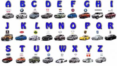 Значки автомобильных марок по алфавиту