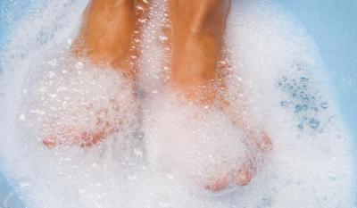 Ванночки для ног с хозяйственным мылом при грибке ногтей