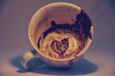 темное сердце на кофейной гуще